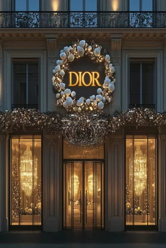  Dior X-Mas Store 120x80cm