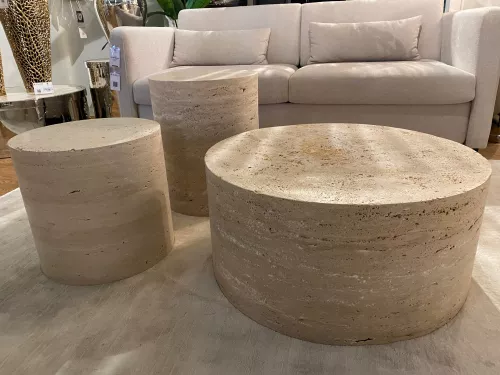 By Kohler  Salontable Travertine (201558)