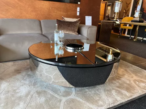  Coffee Table Champagne 121x121x38cm