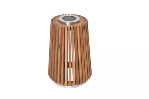 By Kohler  Ridley Solar Lantern with Teak Wood (202373)